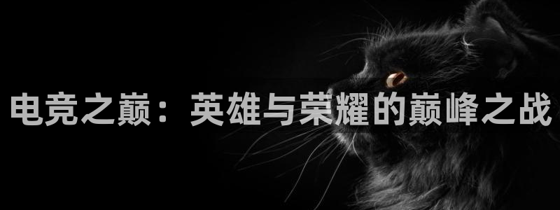 JJB电竞官：电竞之巅：英雄与荣耀的巅峰之战